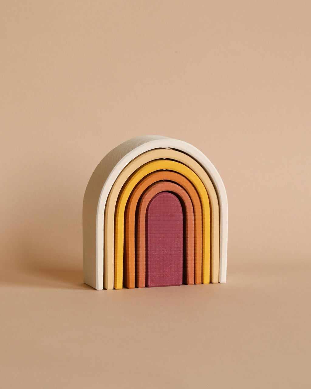 Raduga Grez Handmade Wooden Oval Rainbow Stacker