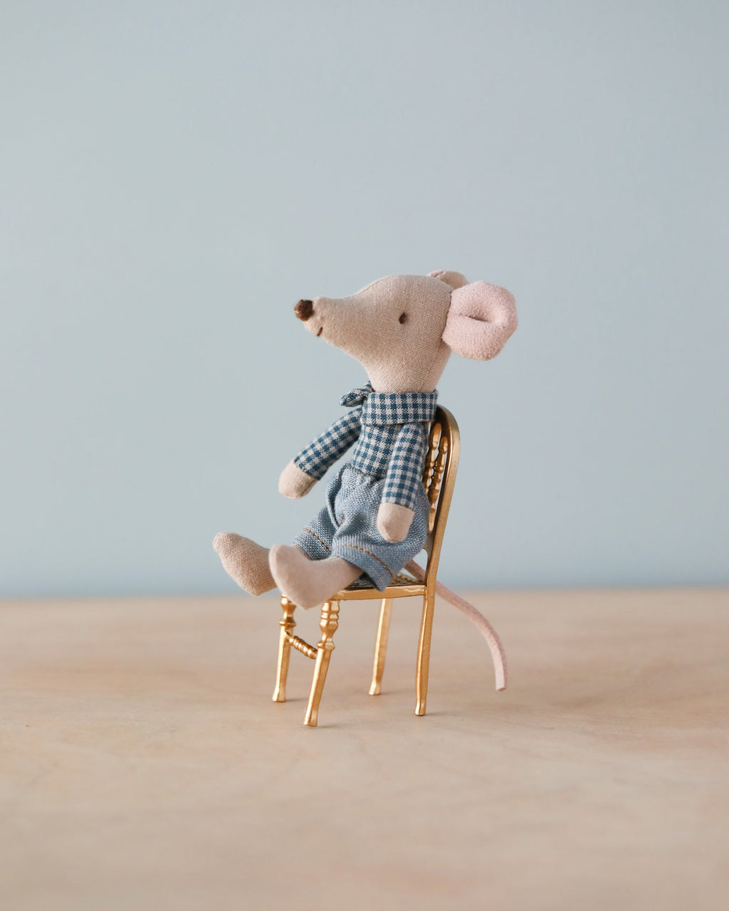 Maileg Mouse Size Gold Chair