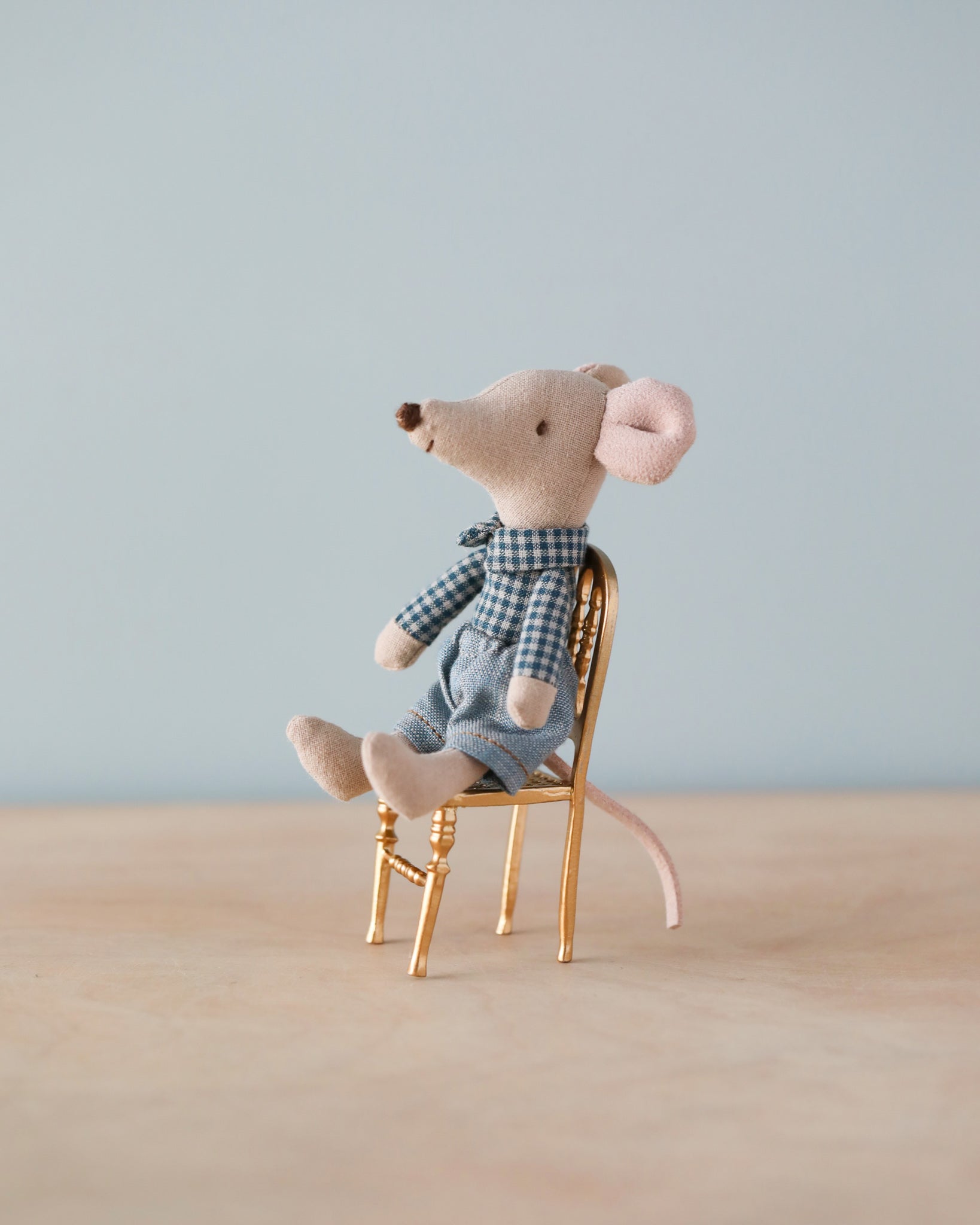 Maileg Mouse Size Gold Chair