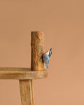 Hand Carved Red Breasted Nuthatch Bird- 8"H