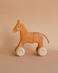 Grimm's Wooden Horse Willy Push Toy