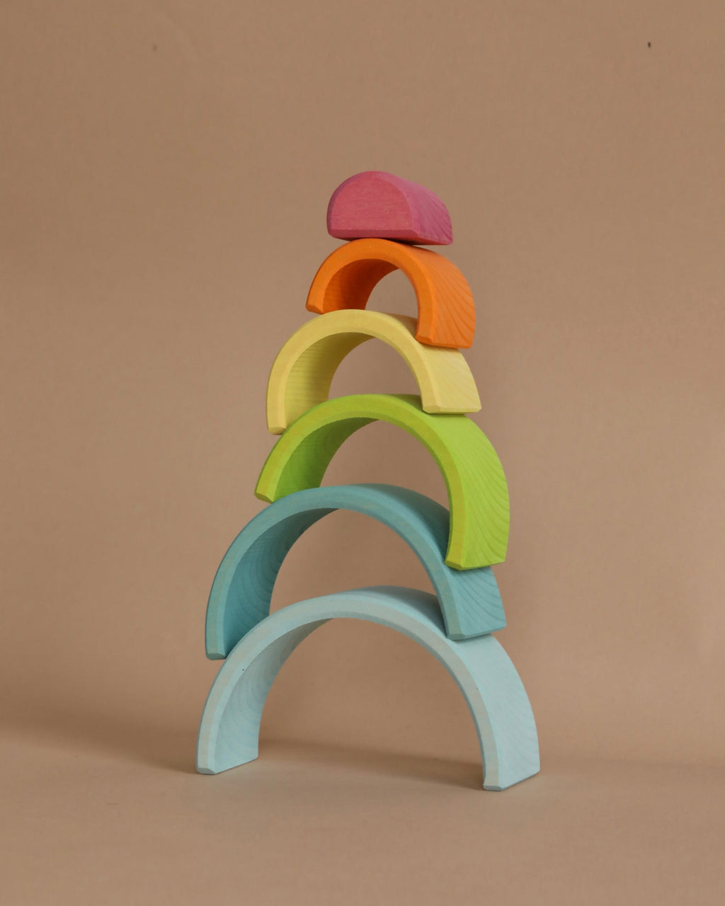 Grimm's Small Wooden Rainbow, Pastel