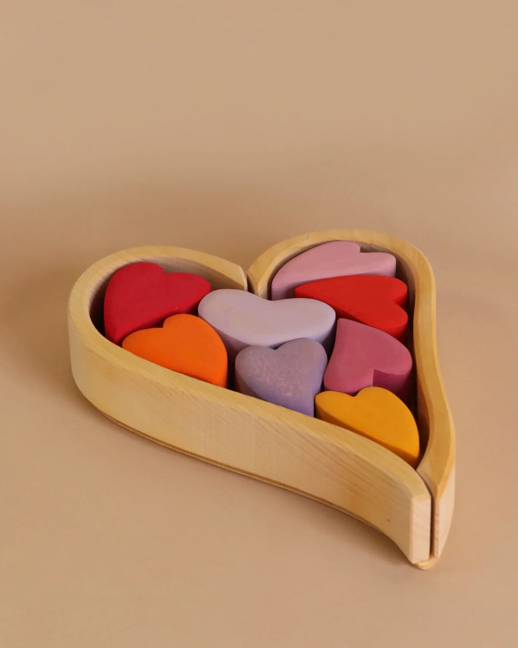Grimm's Red Hearts Building Blocks