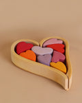 Grimm's Red Hearts Building Blocks