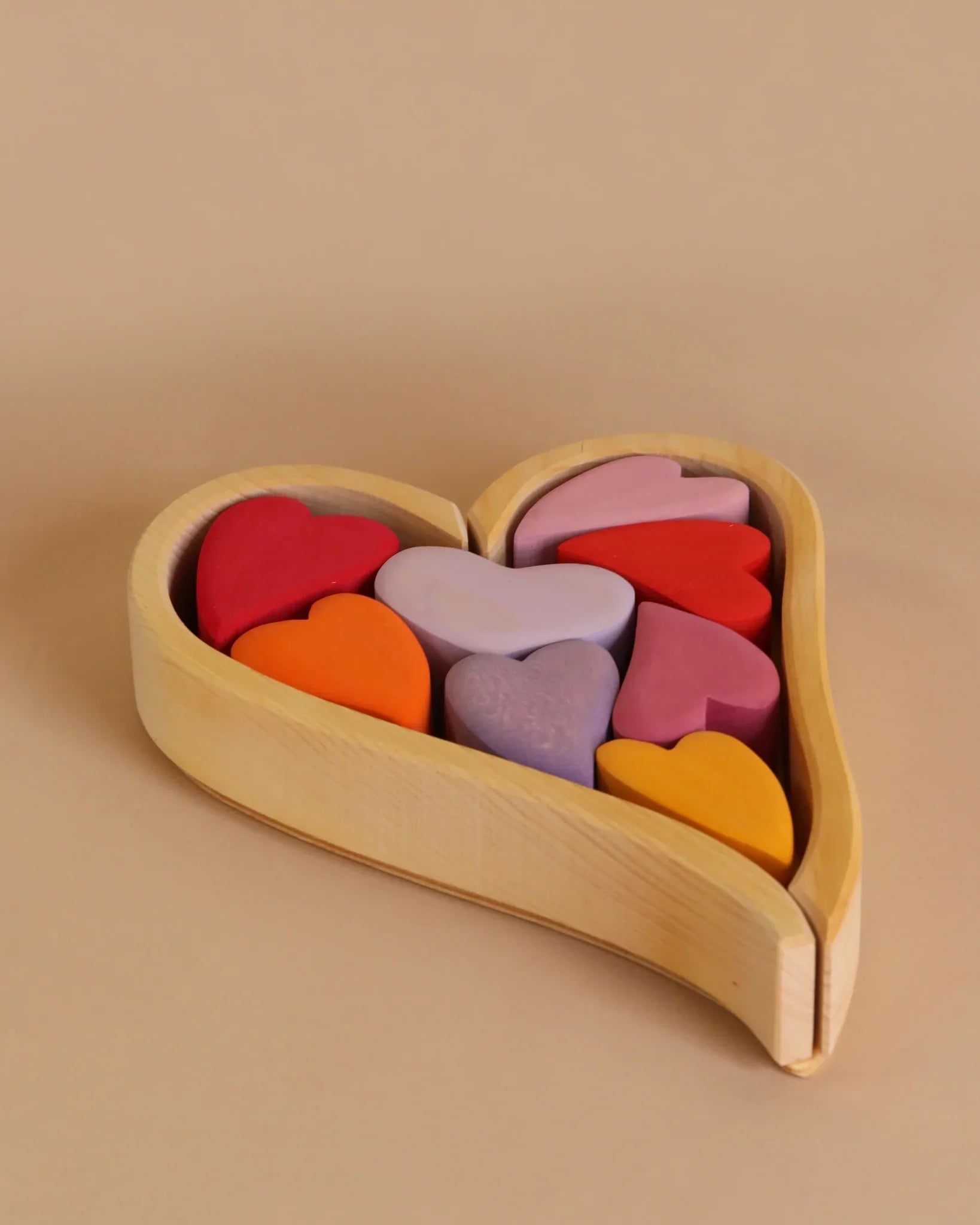 Grimm's Red Hearts Building Blocks