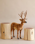 Large Deer Stuffed Animal - Male - Final Sale