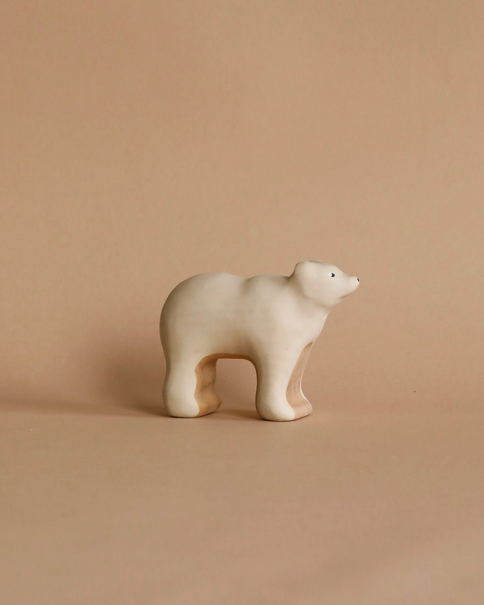 Handmade Wooden Polar Bear