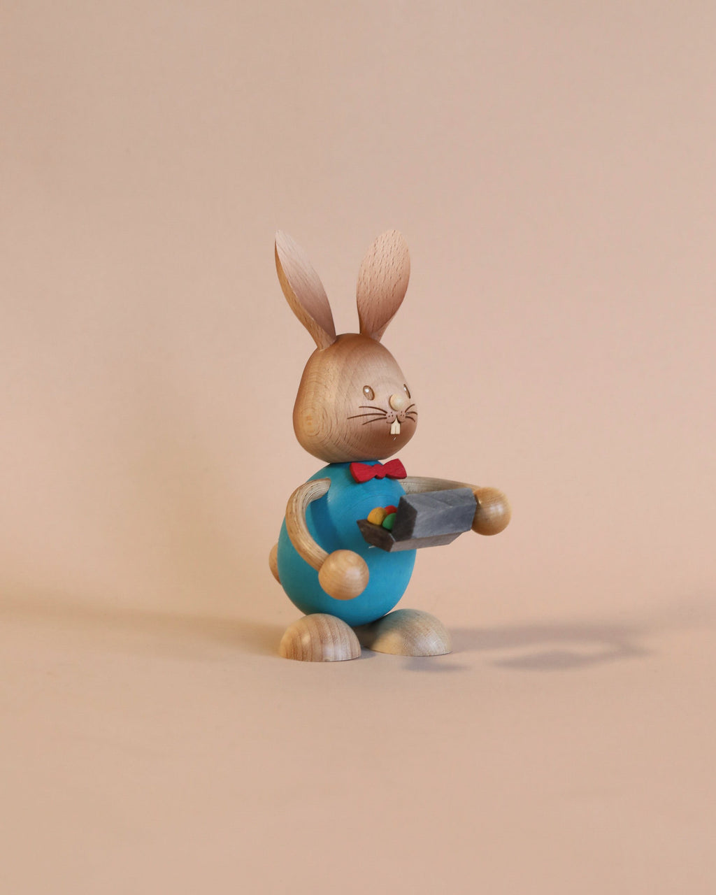 Collectible Dregeno Easter Figure - Rabbit With Egg Carton