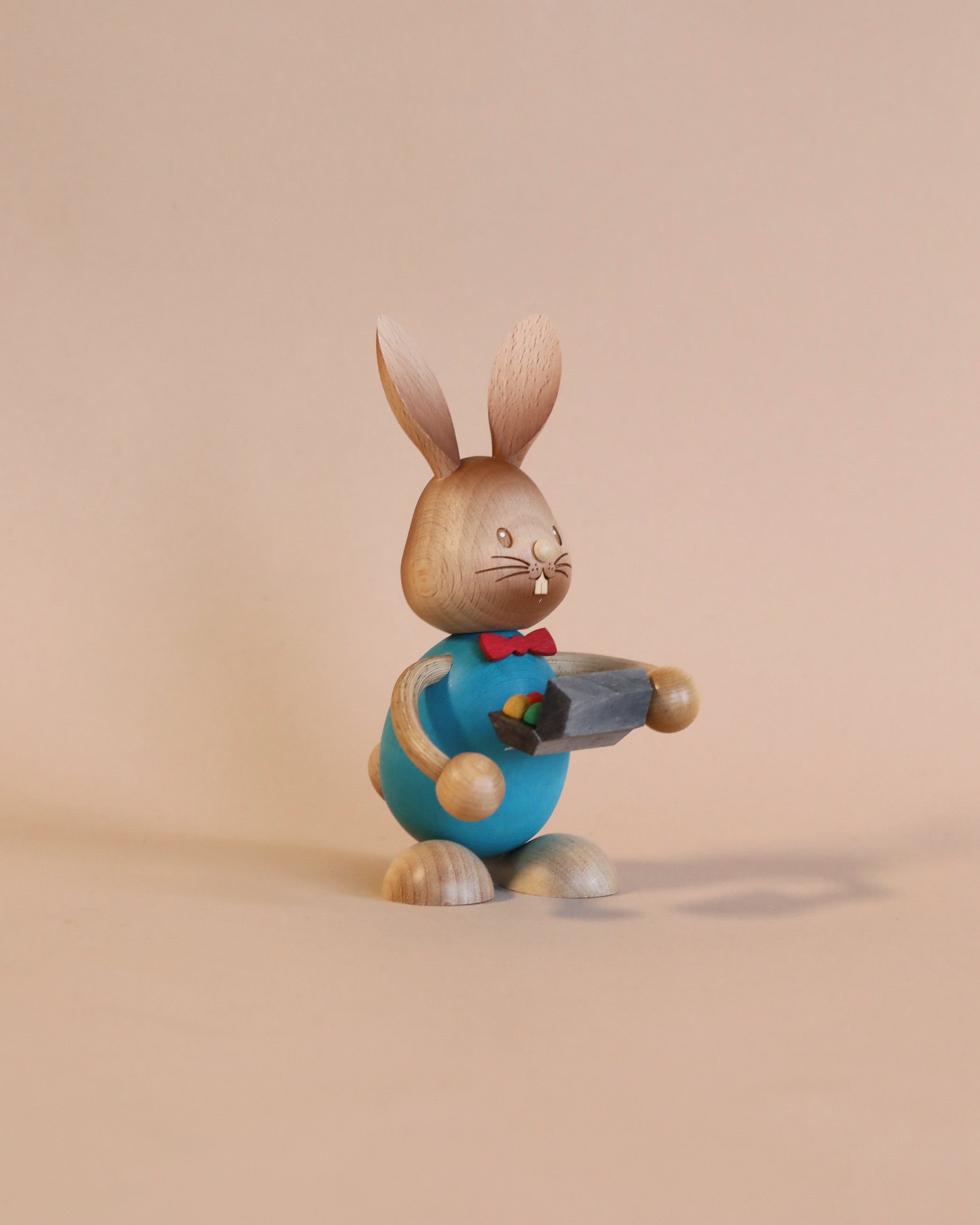 Collectible Dregeno Easter Figure - Rabbit With Egg Carton
