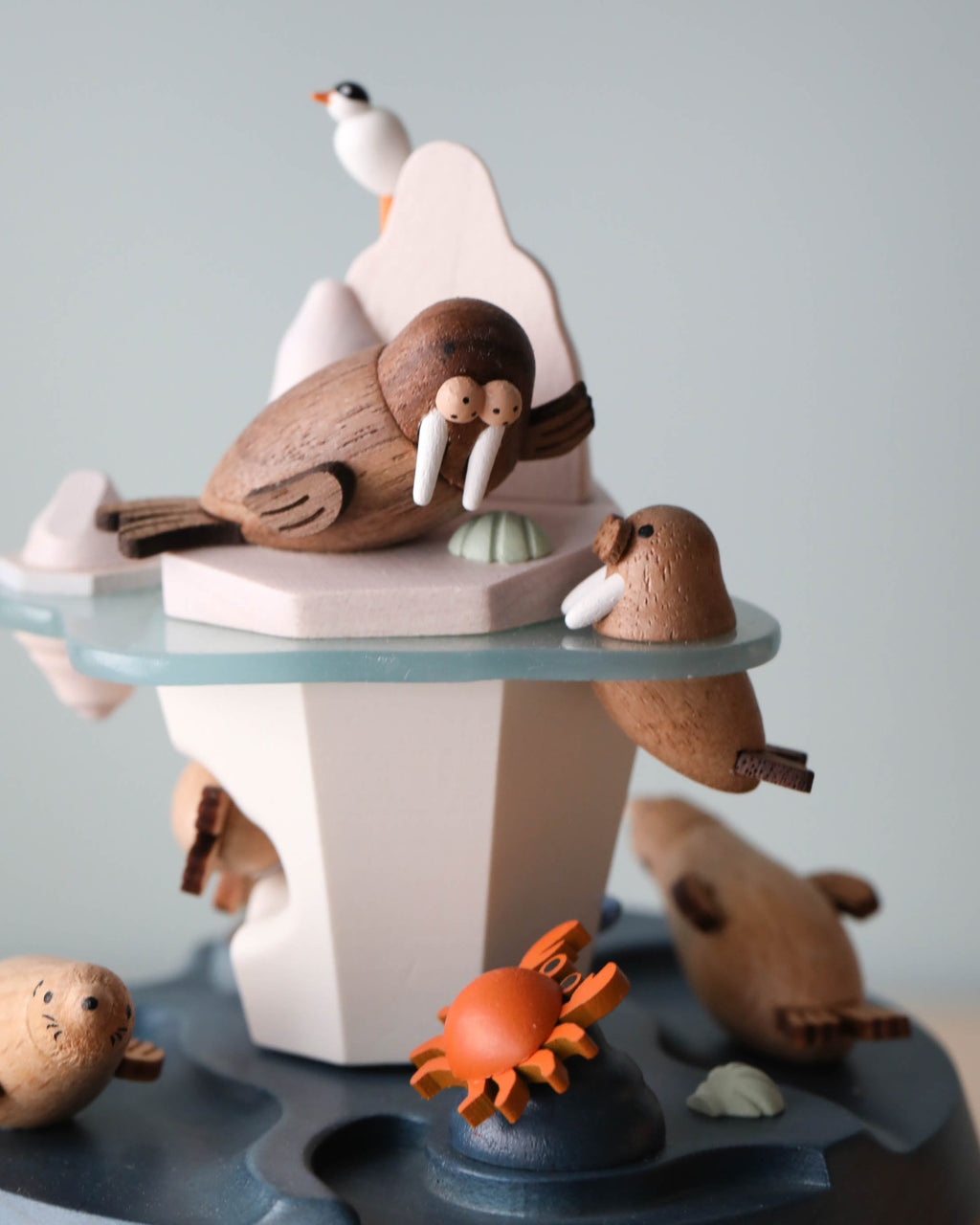Wooden Arctic Music Box