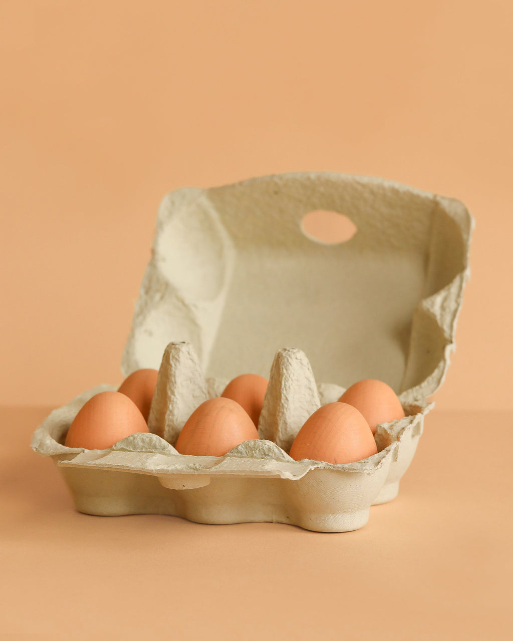 Erzi Half A Dozen Wooden Eggs