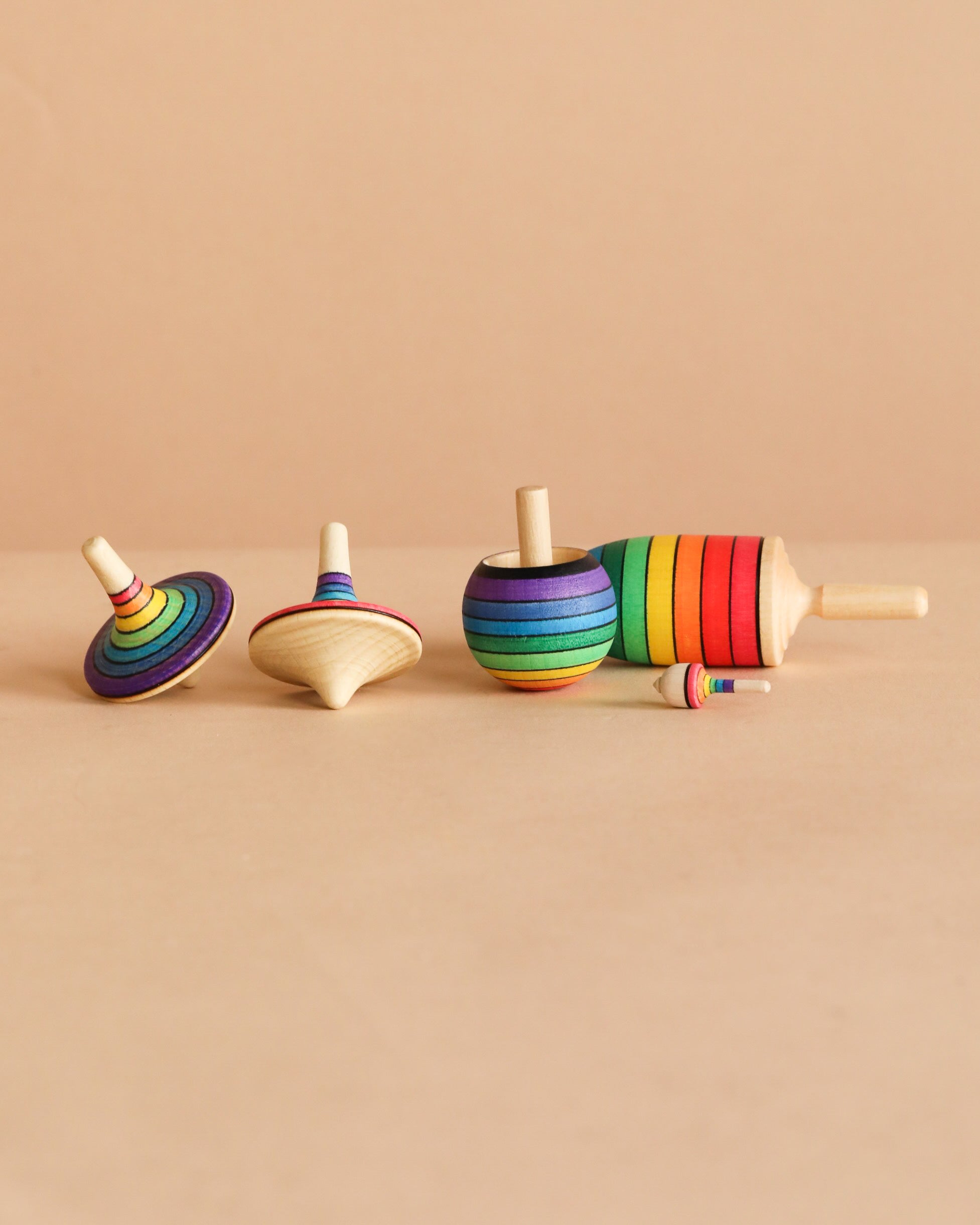 Mader Spinning Top Champion Learning Set - Rainbow