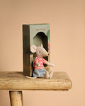 Maileg Mouse With Striped Shirt - Big Sister