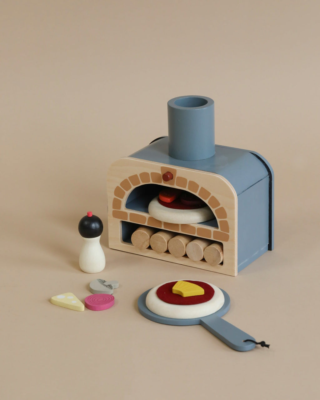 Wooden Make Me A Pizza Set