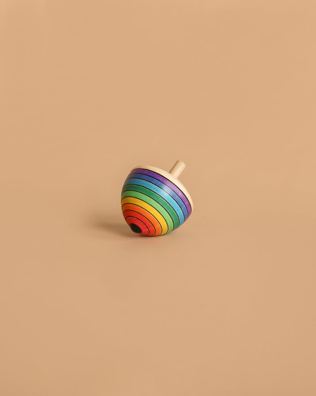 Mader Rainbow Egg Spinning Top - Purple