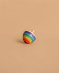 Mader Rainbow Egg Spinning Top - Purple