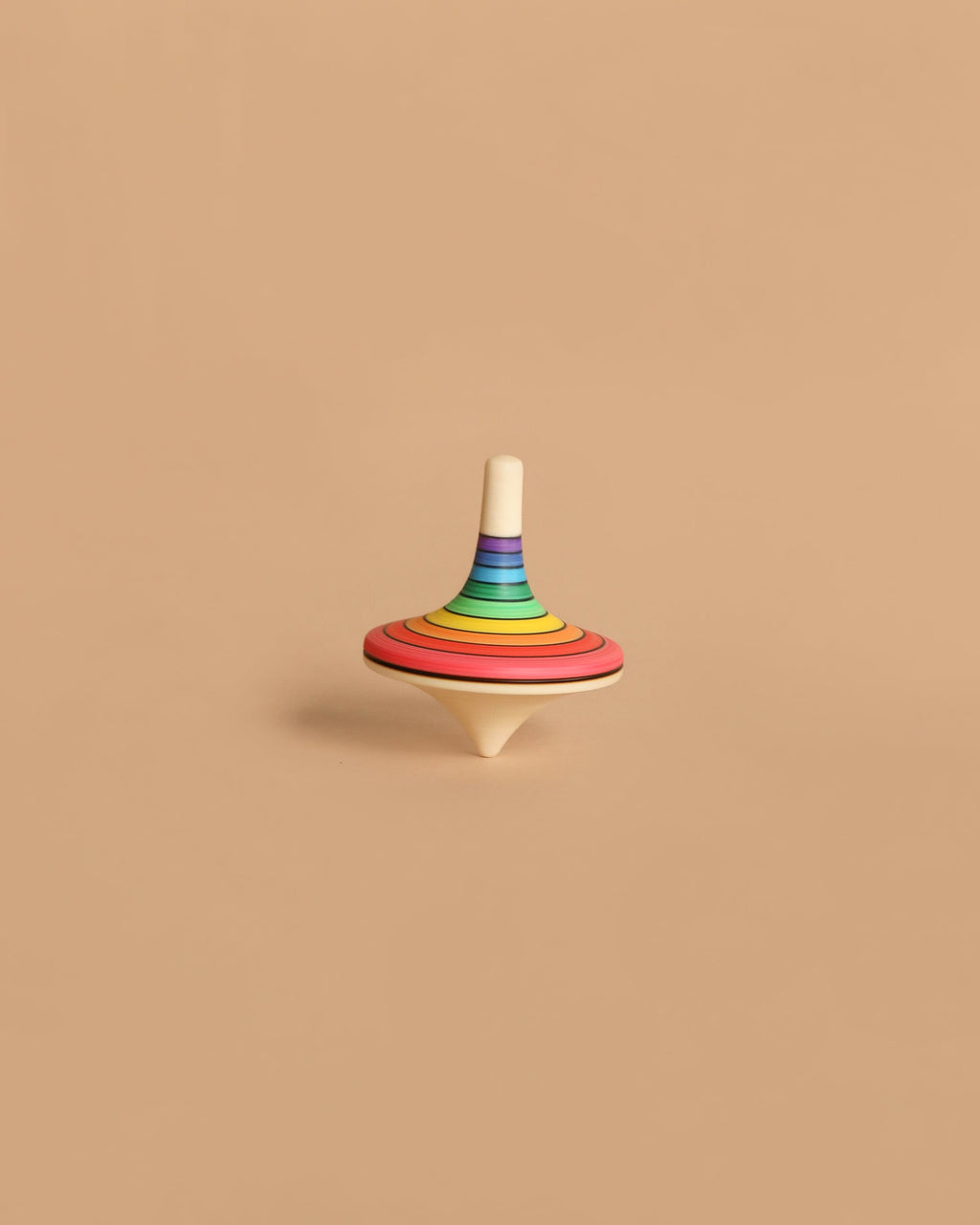 Mader Rallye Rainbow Spinning Top, Small - Red
