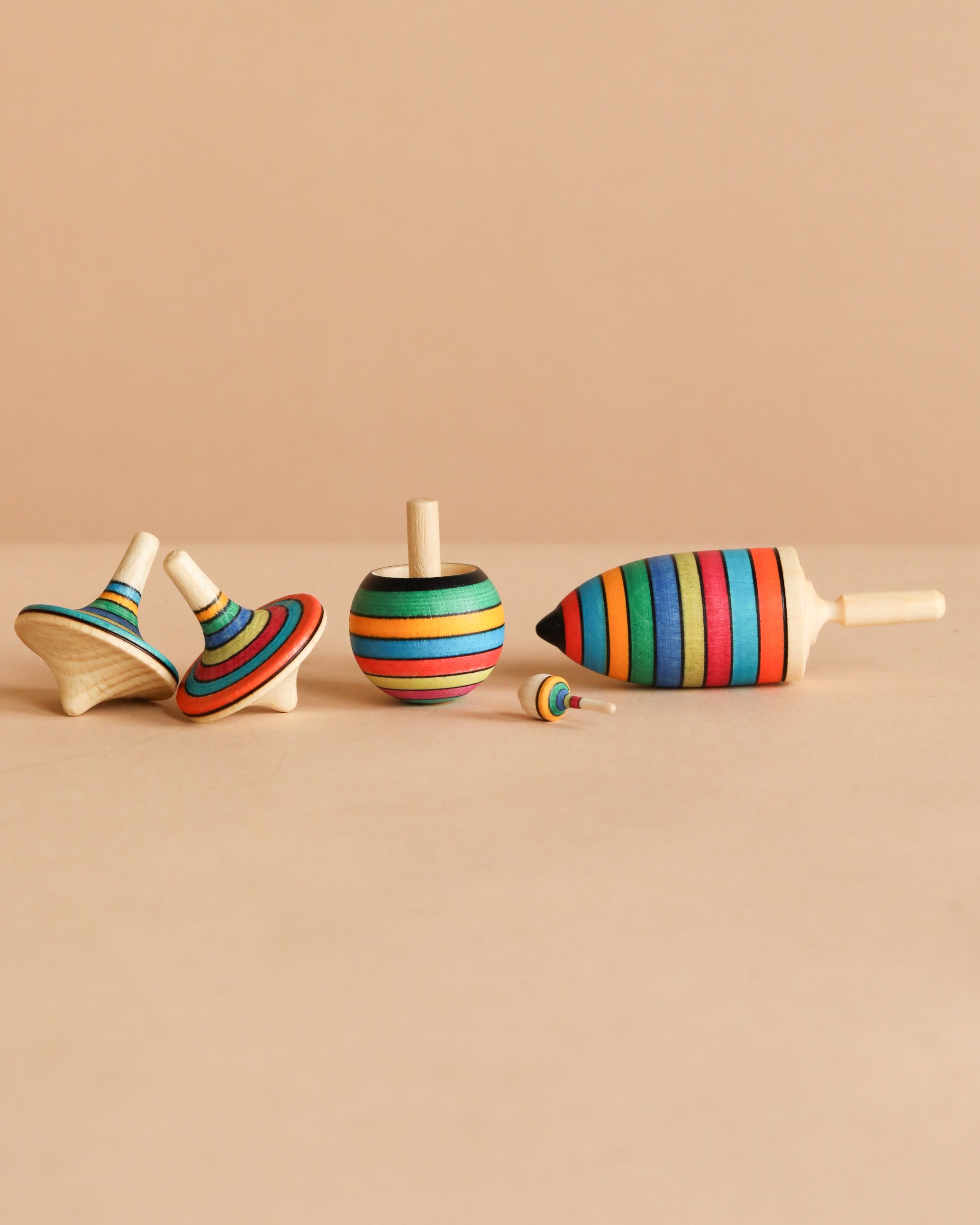 Mader Spinning Top Champion Learning Set - Striped