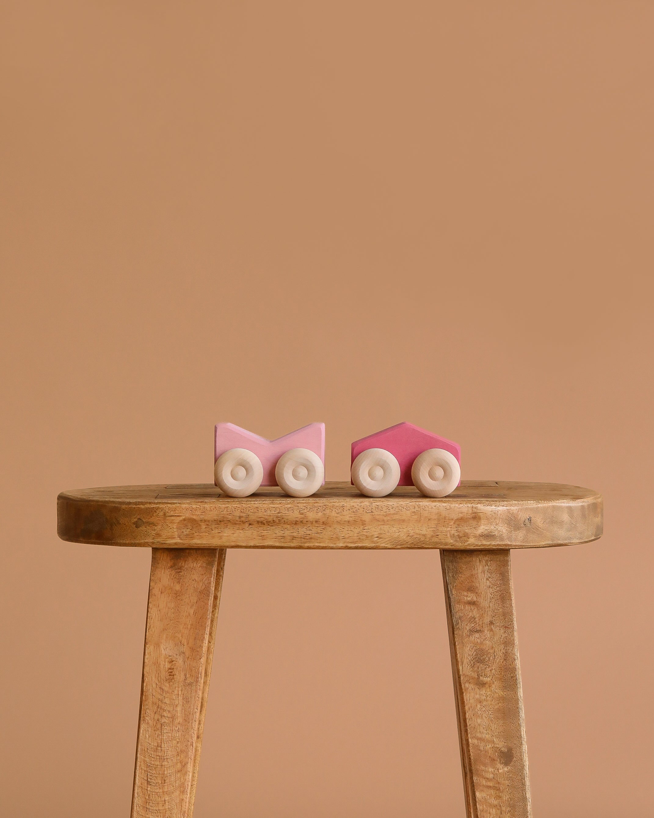 Grimm's Stacking Cars - Pink
