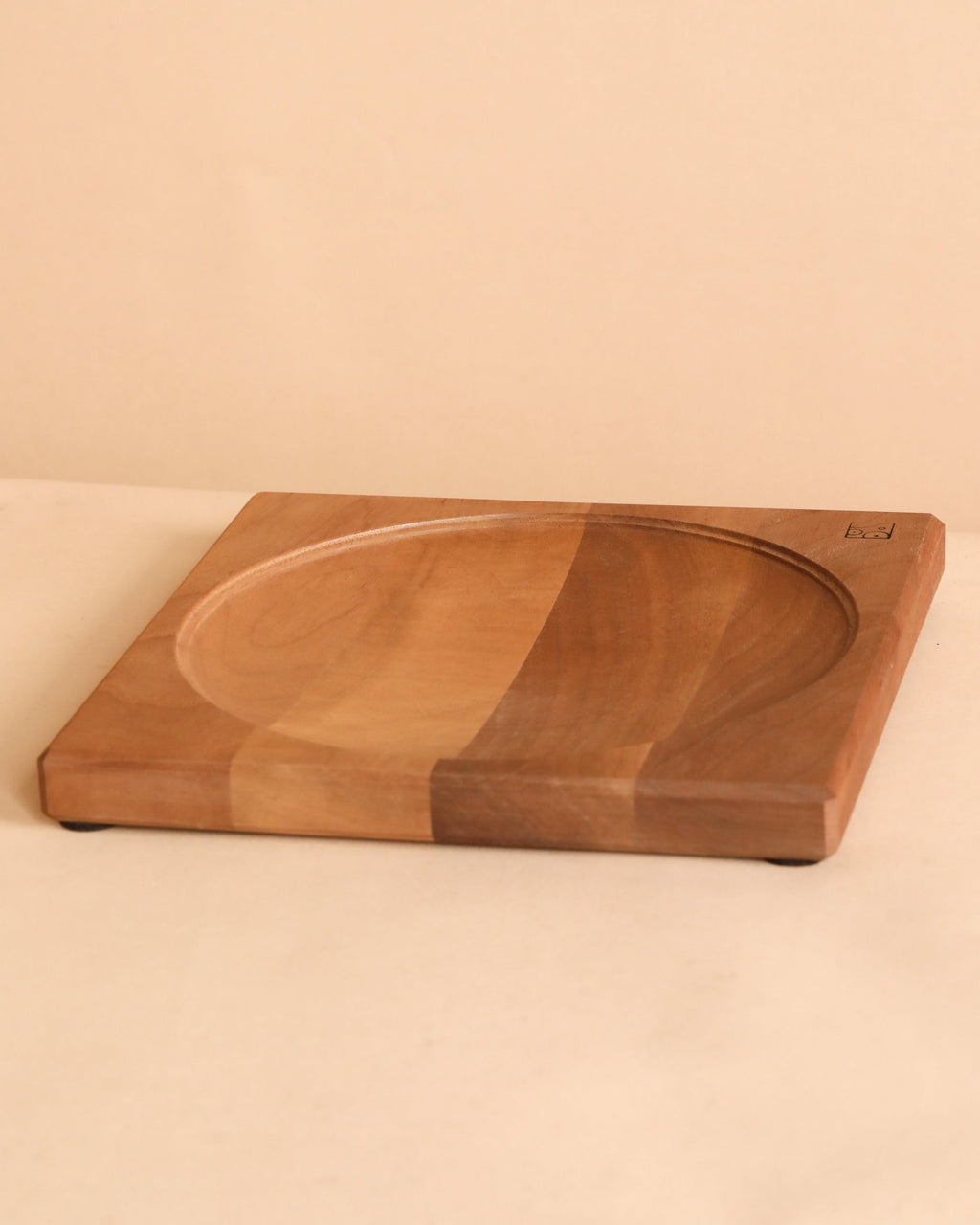 Mader Walnut Wood Spinning Plate, Large