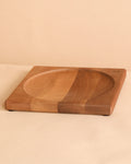 Mader Walnut Wood Spinning Plate, Large