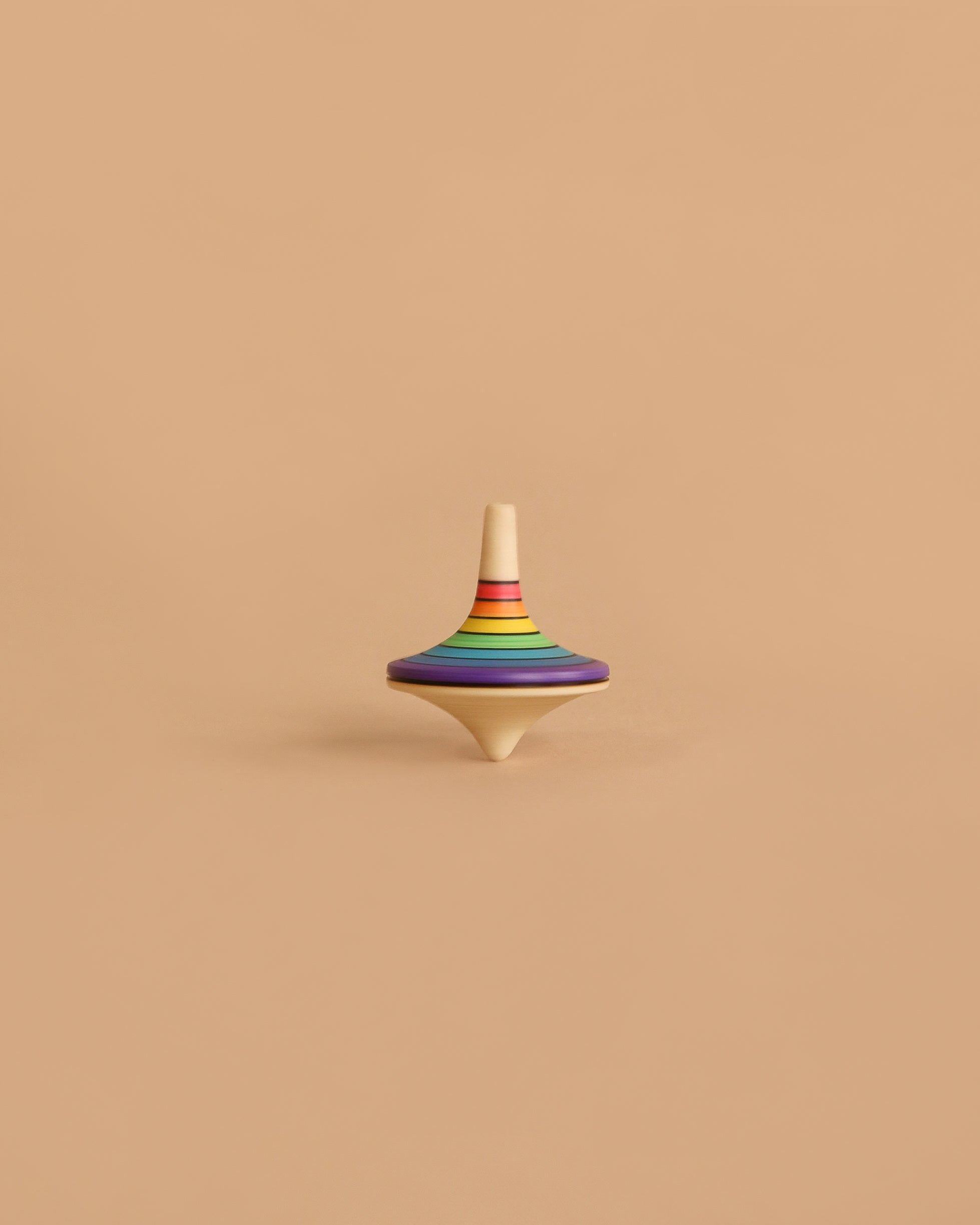 Mader Rallye Rainbow Spinning Top, Small - Purple