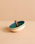 Mader UFO Flora Spinning Top - Blue