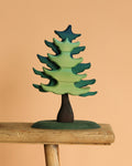 Bumbu Handmade Wooden Extra Large Green Spruce Tree