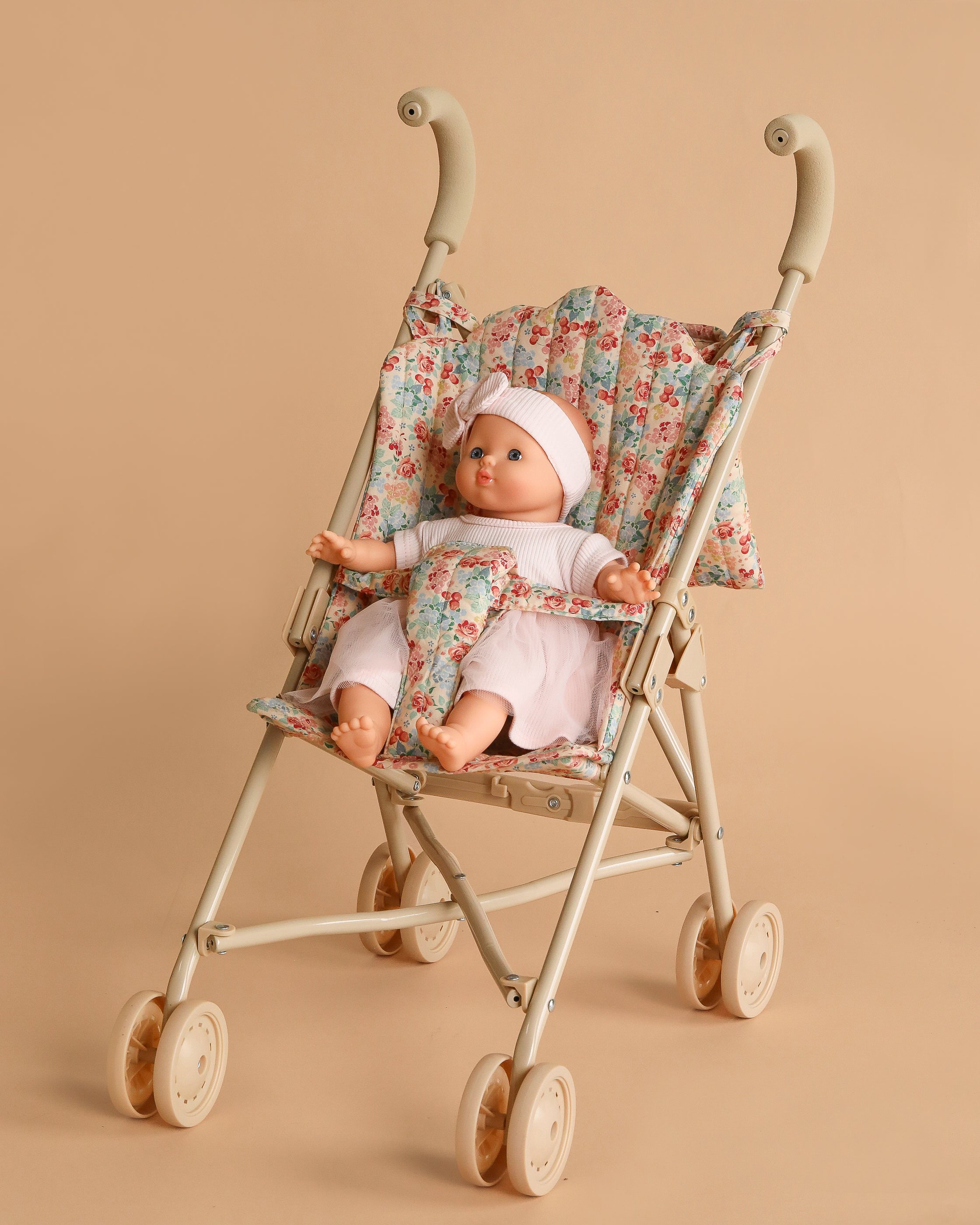Minikane Soft Body Doll (11") - Claire with Clothing and Stroller