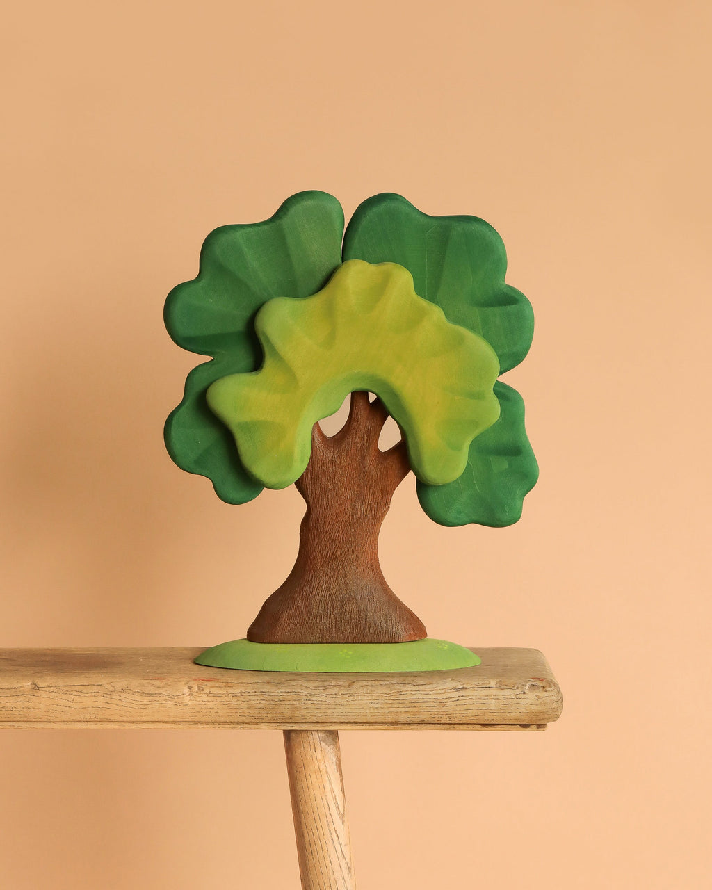 Bumbu Handmade Wooden Extra Large Green Oak Tree