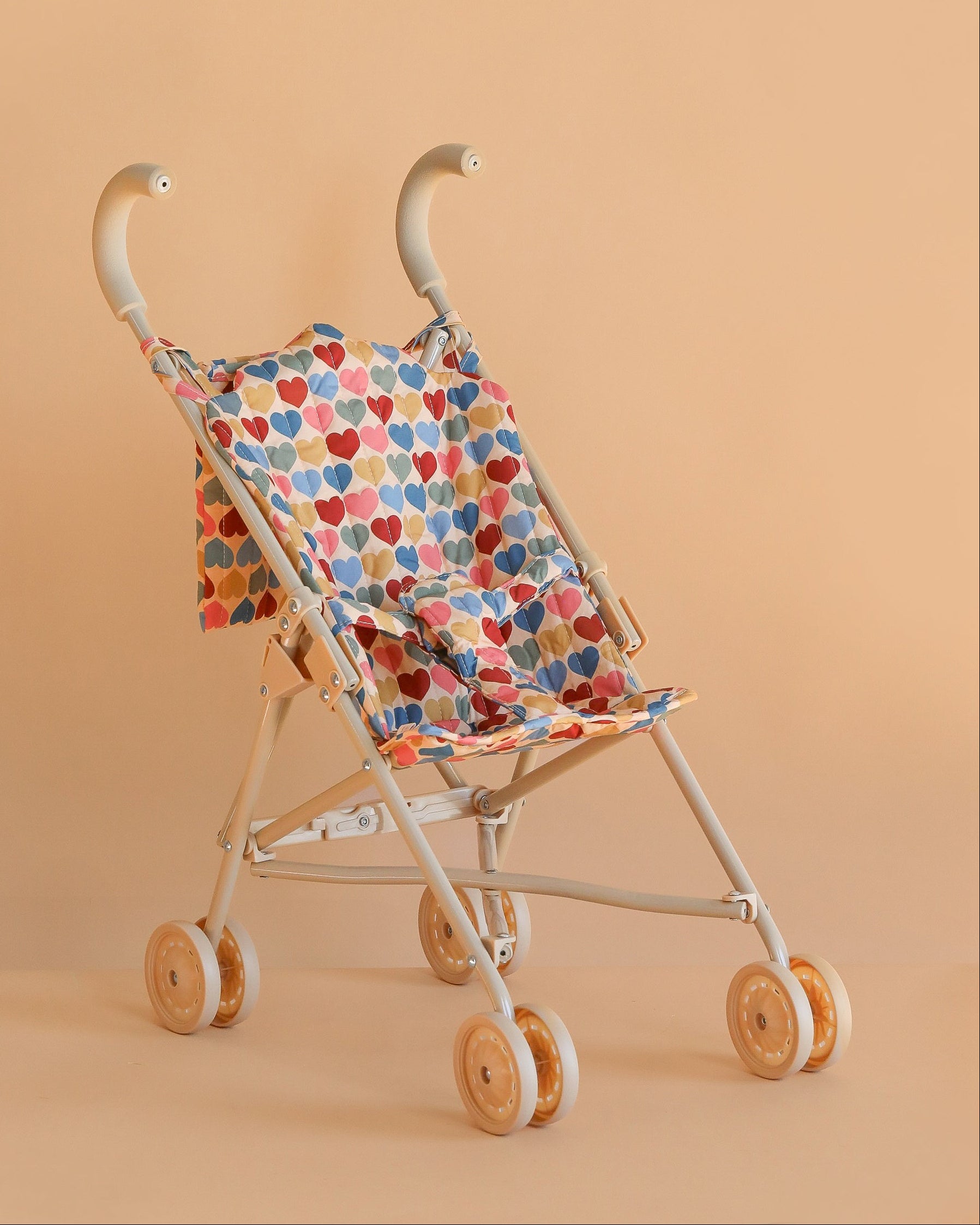 Konges Sloejd Doll Stroller - Heart Kisses