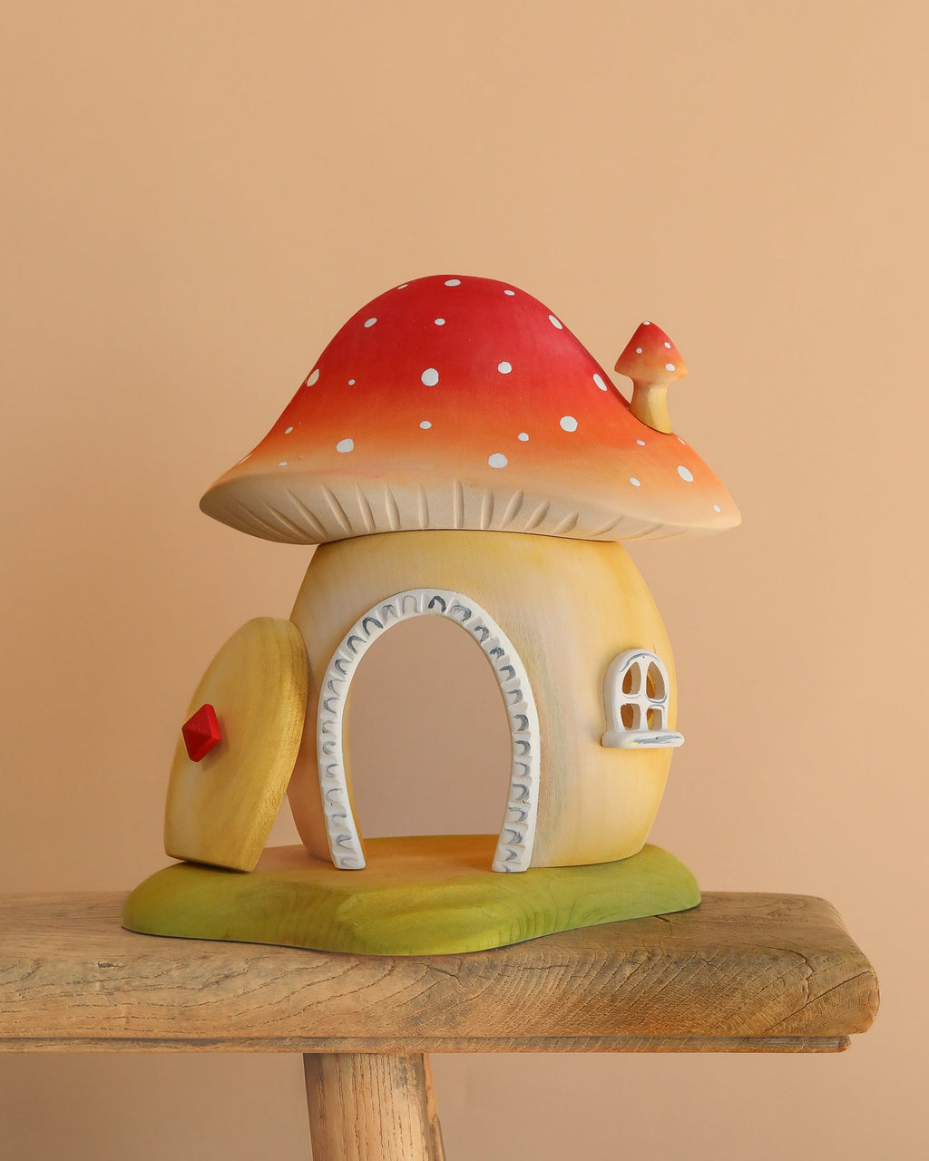 Bumbu Handmade Wooden Mushroom House
