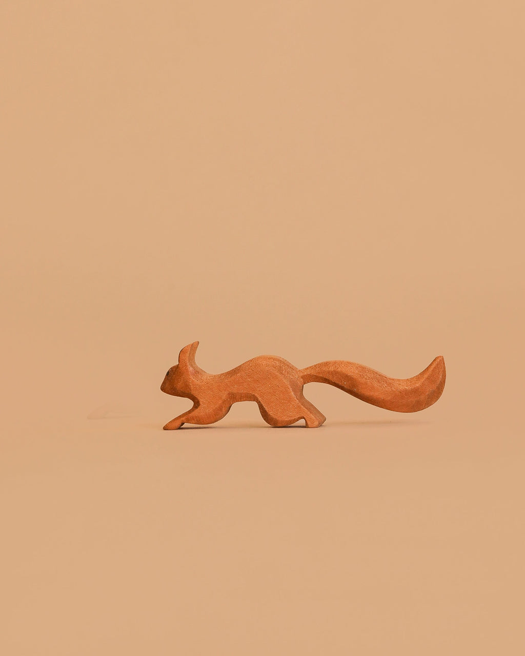 Bumbu Handmade Wooden Squirrel Running
