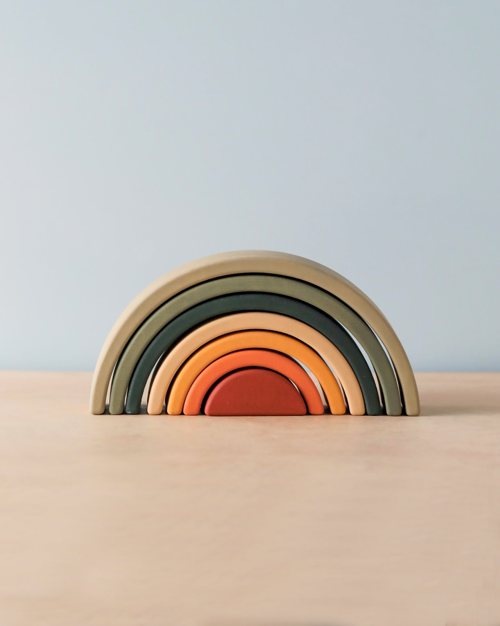 Sabo Concept Handmade Mini Rainbow Stacker - Jungle