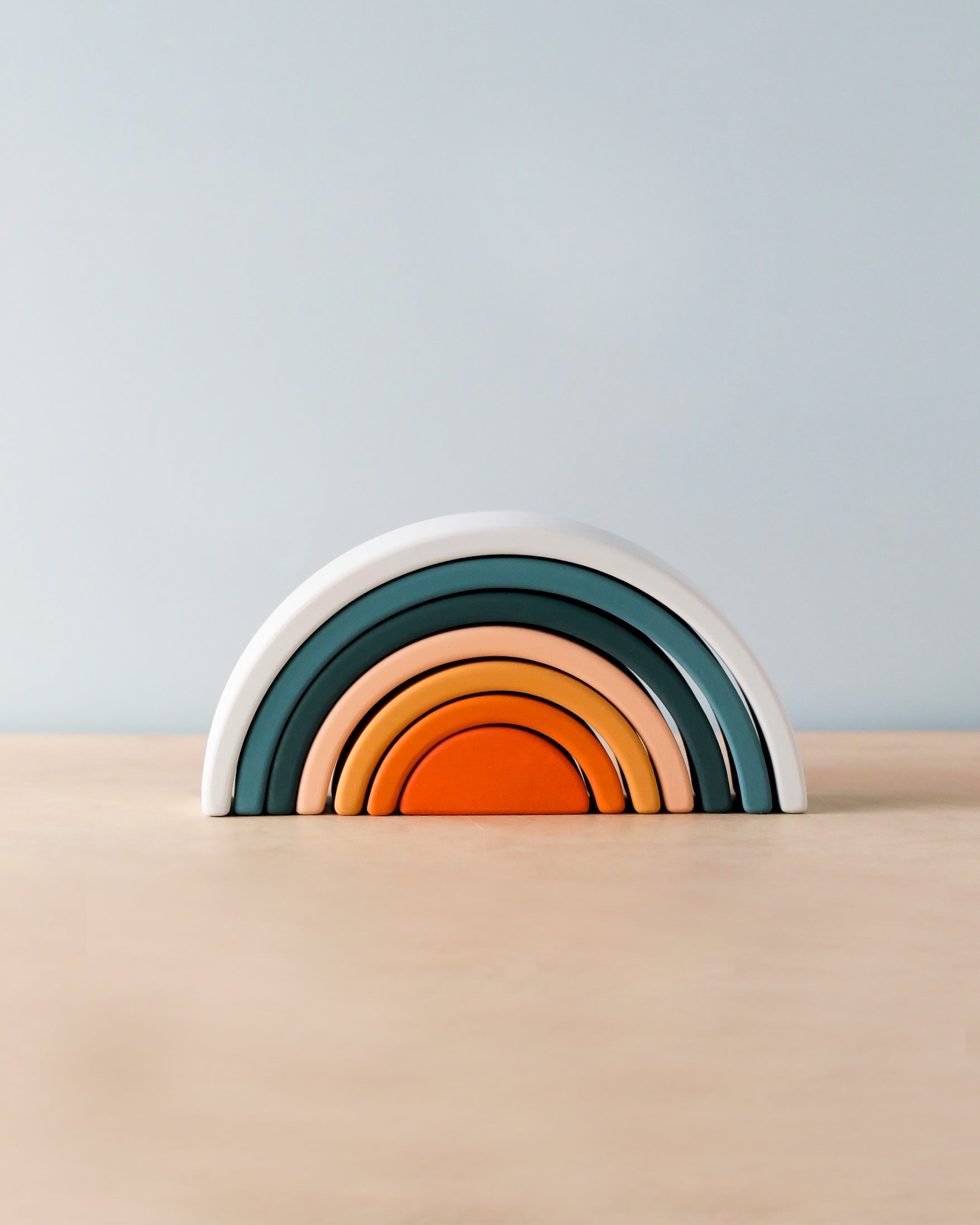 Sabo Concept Handmade Mini Rainbow Stacker - Lagoon