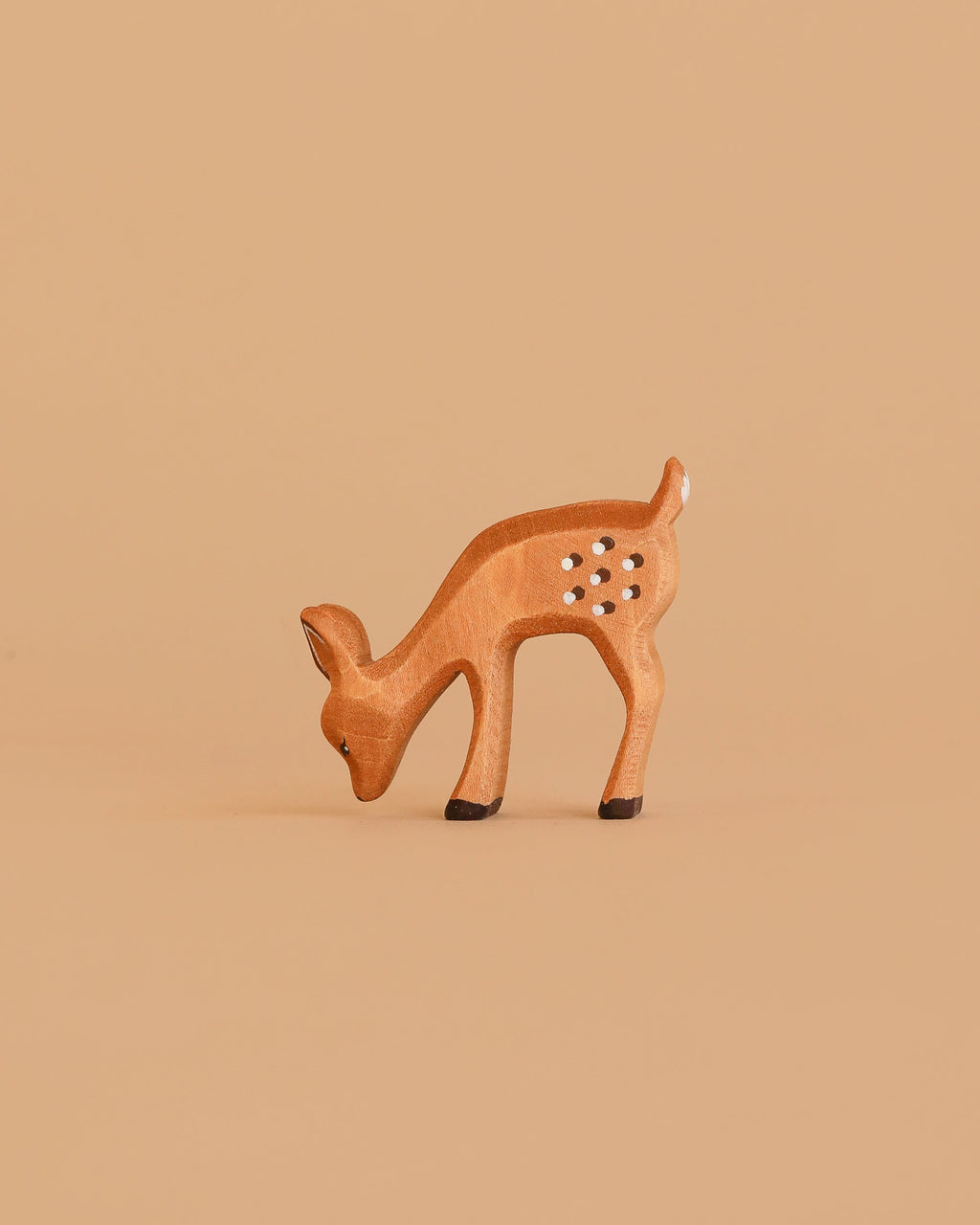 Bumbu Handmade Wooden Fawn Eating