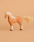 Bumbu Handmade Wooden Blonde Horse