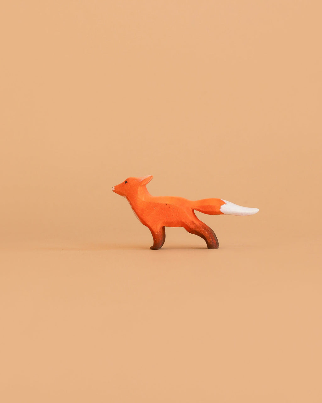 Bumbu Handmade Wooden Fox Cub Curious