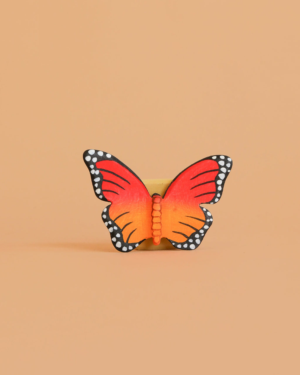 Bumbu Handmade Wooden Orange Butterfly