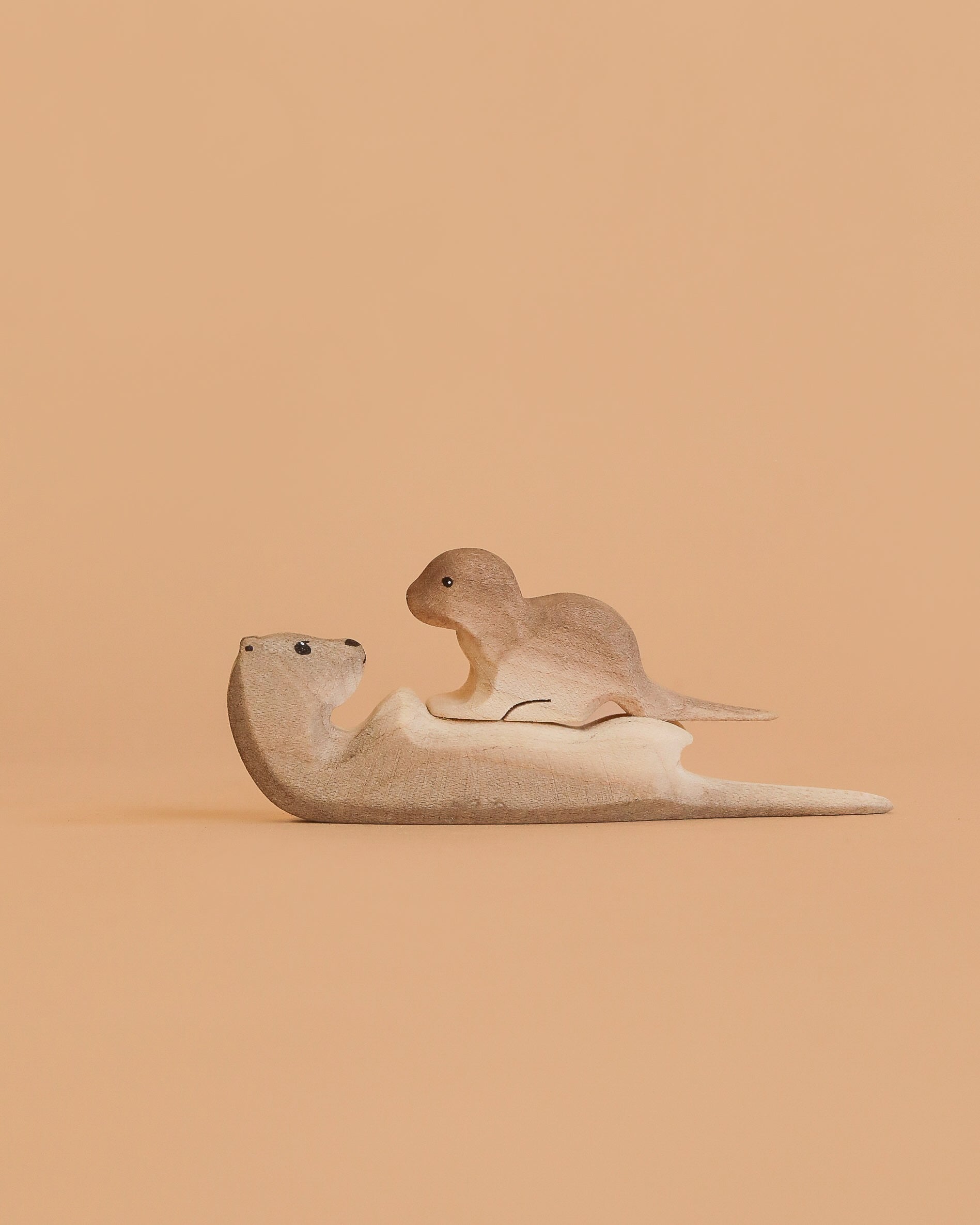Bumbu Handmade Wooden Otter Set