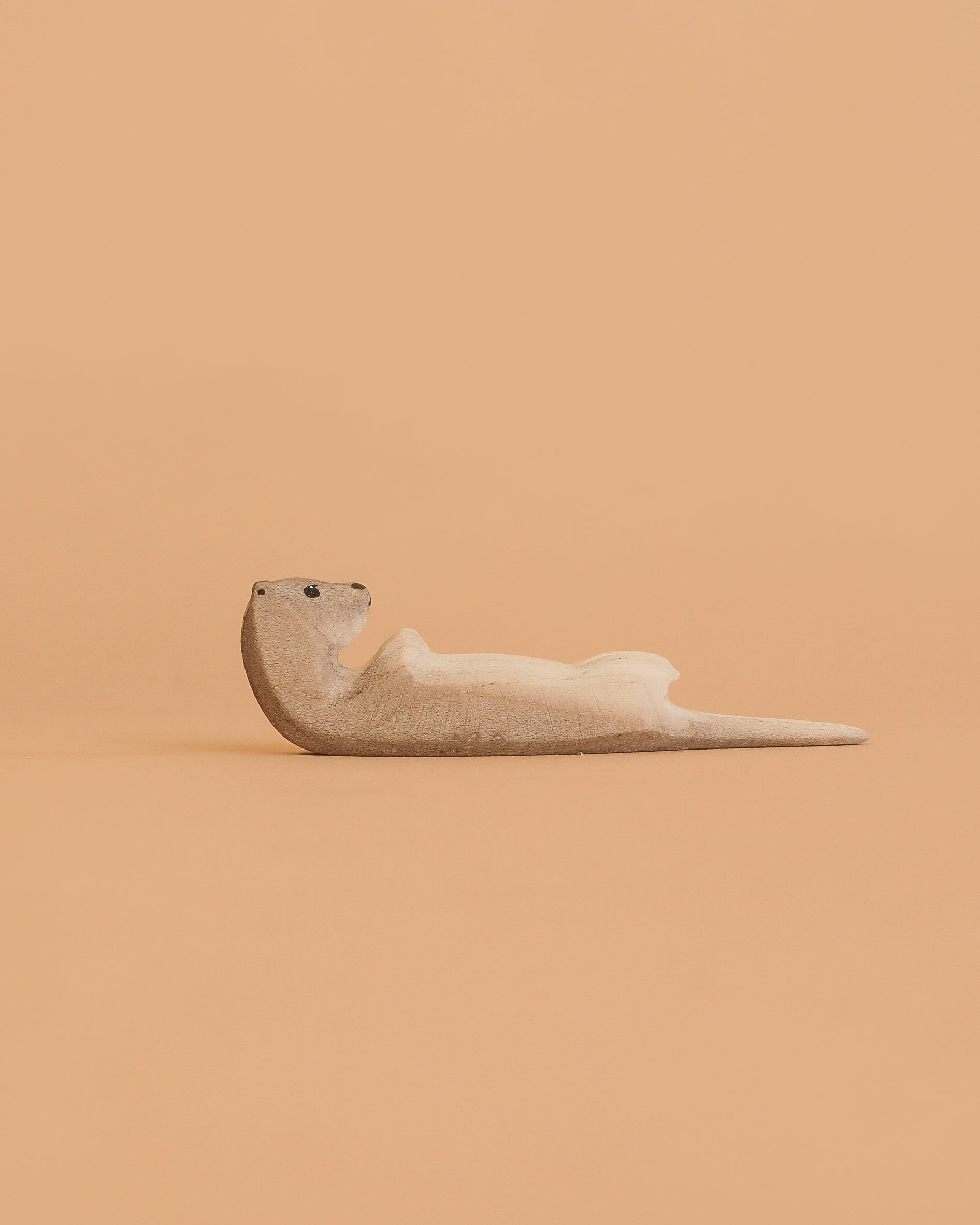 Bumbu Handmade Wooden Otter Sleeping
