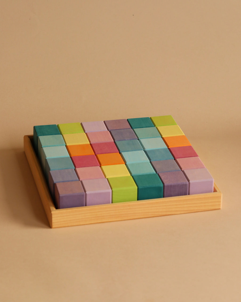 Grimm's Pastel Mosaic Building Blocks