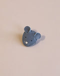 Donsje Leather Hairclip - Mouse