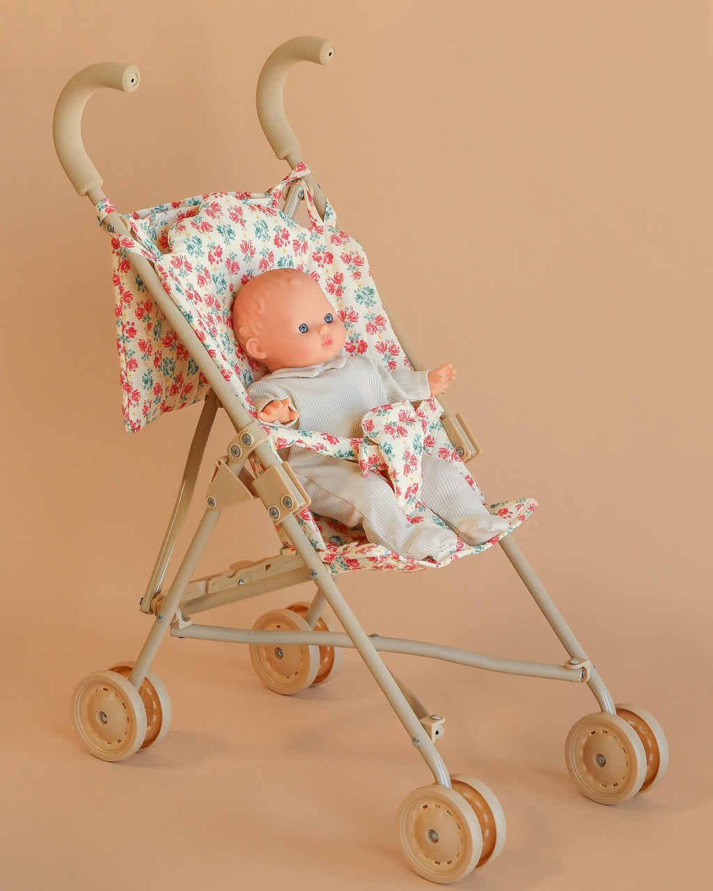 Minikane Soft Body Doll (11") - Claire with Clothing and Stroller