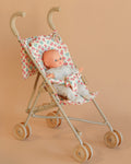 Minikane Soft Body Doll (11") - Claire with Clothing and Stroller