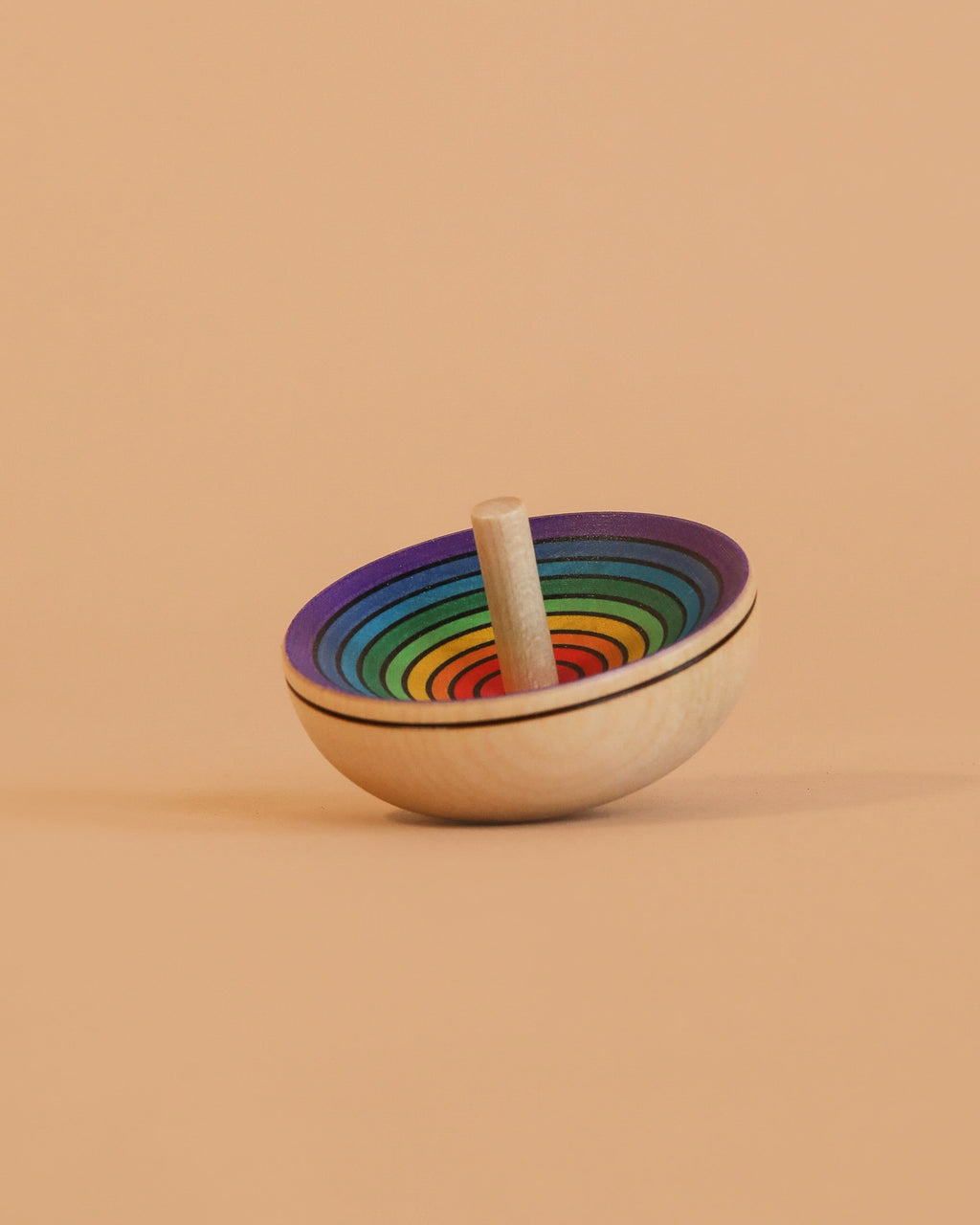 Mader UFO Spinning Top - Purple Rainbow