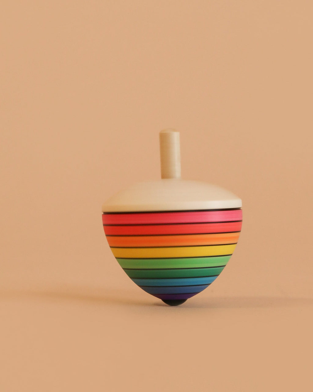 Mader Rainbow Egg Spinning Top - Red