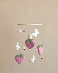 Handmade Mobile - Field of Strawberries - Final Sale