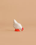 Bumbu Handmade Wooden White Hen
