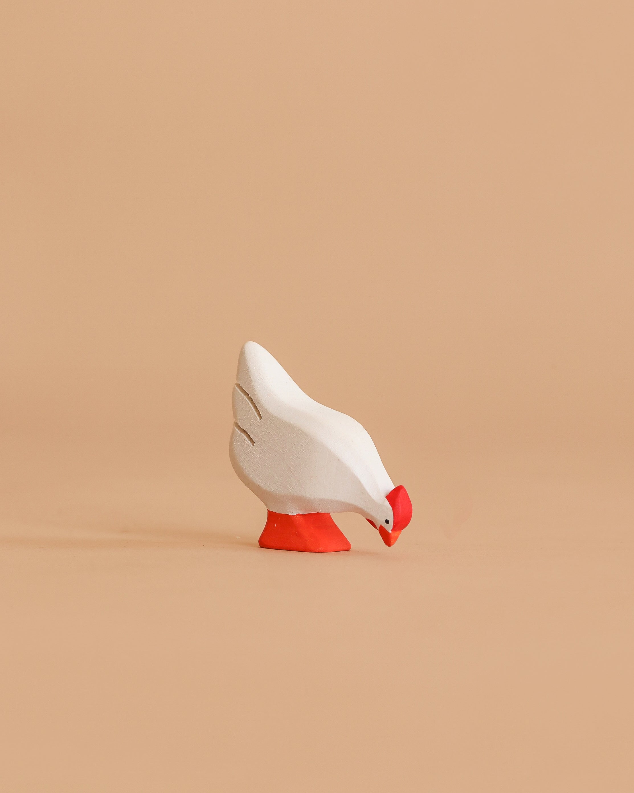 Bumbu Handmade Wooden White Hen